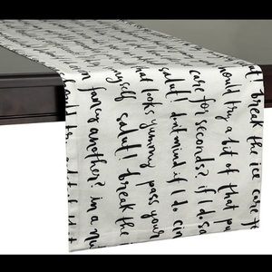 Kate Spade Small Talk Table Runner